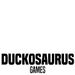 Footer Duckosauraus text logo